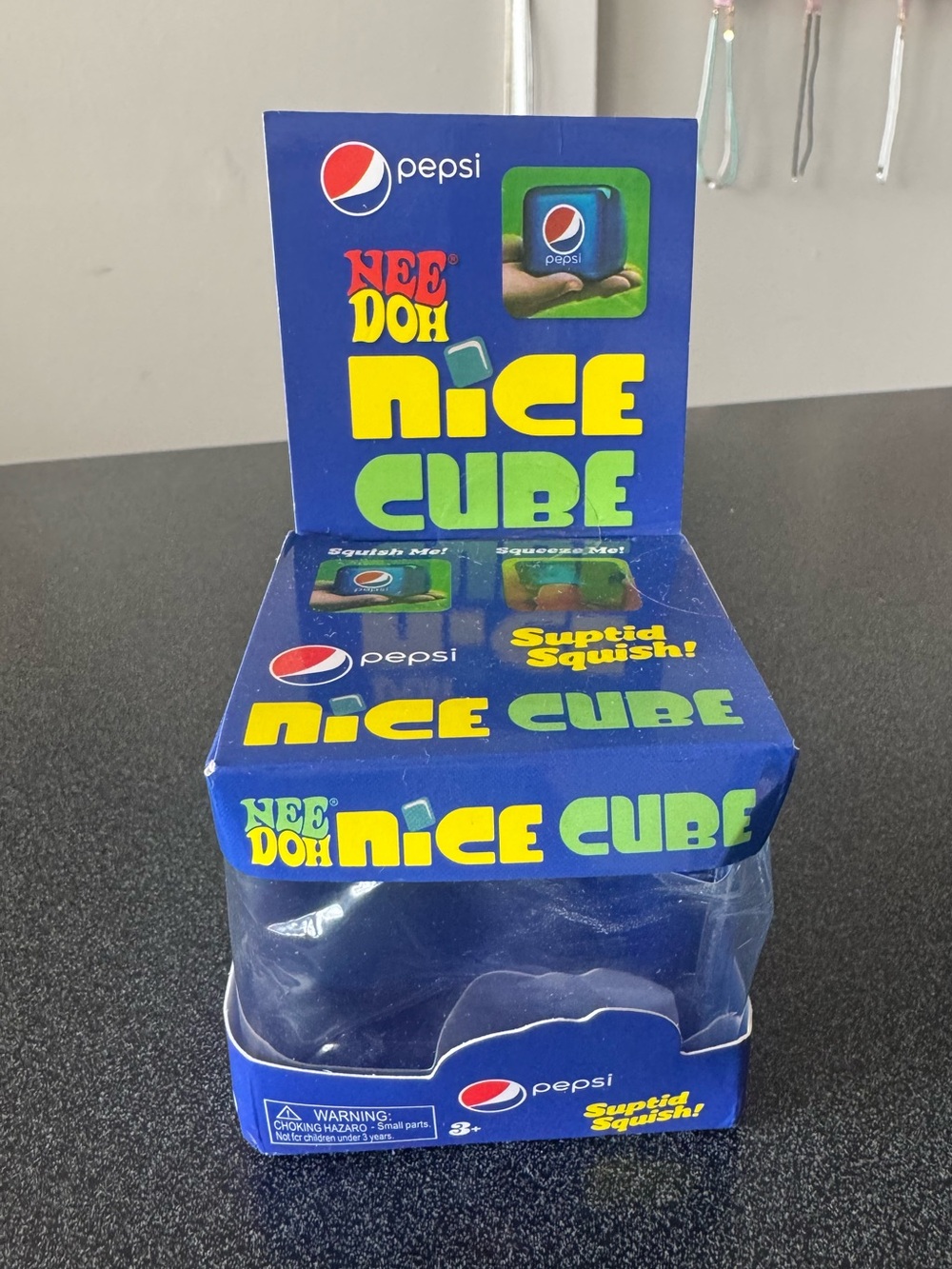 NWT Pepsi NeeDoh Nice Cube – Blue Stress Relief Squishy